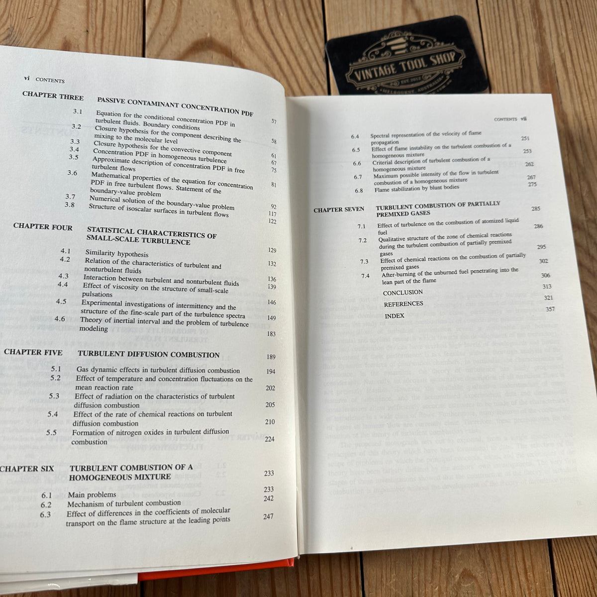 N1998 Vintage 1990 BOOK TURBULENCE and COMBUSTION by V.R.Kuznetsov & V.A.Sabelnikov