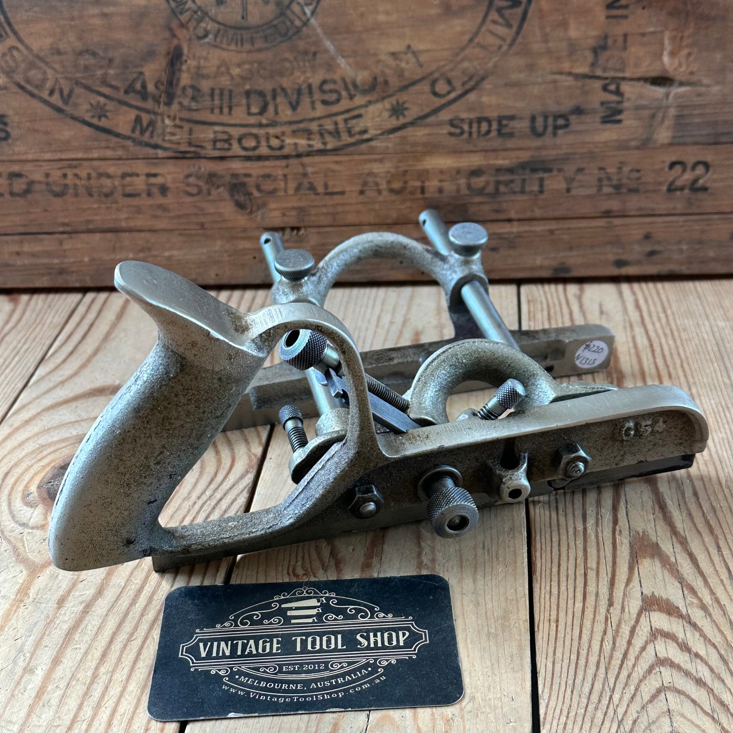 N1313 Vintage 1945-1955 CARTER Australia No:C54 plow & groover PLANE