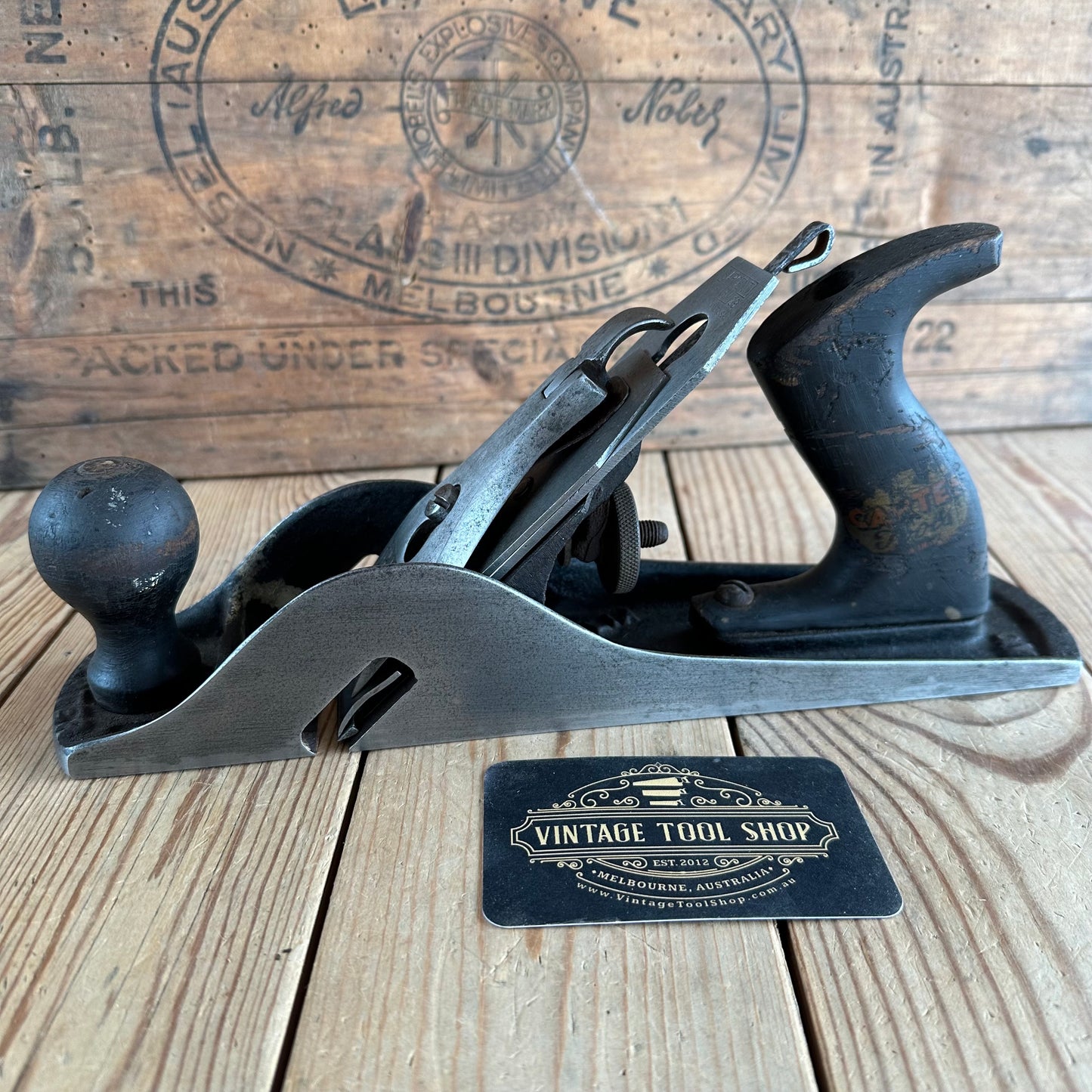 H1354 Vintage CARTER Australia No.C1 rebate jack rabbet PLANE