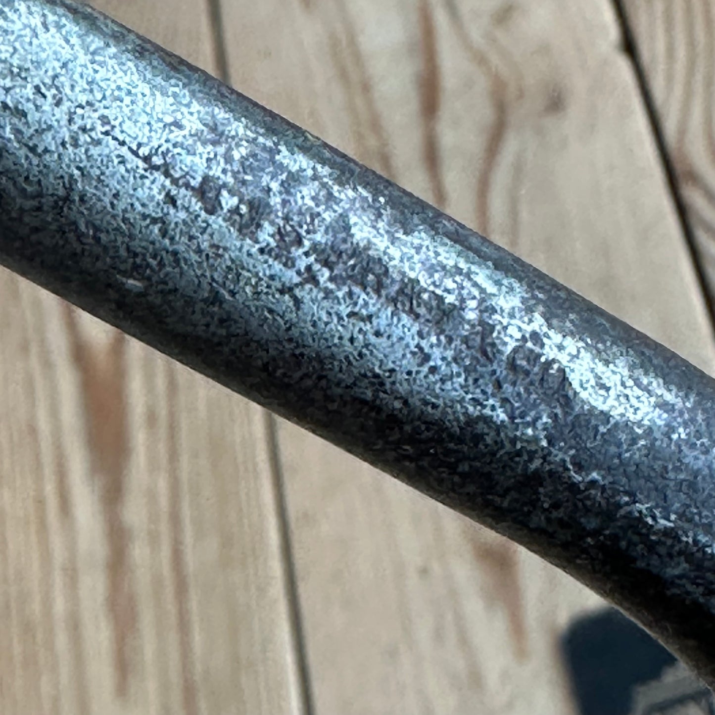 T2947 Antique JOHN FRAY 8” Pewter Ring Cocobolo Handled Drill BRACE