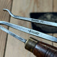 H2604 Vintage 3 x ADDIS England GOUGE CHISEL Carving Set