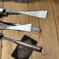N1831 Vintage 6 x FOOTPRINT England Carving CHISEL Set Gouges