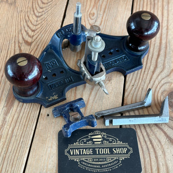 H1502 Vintage RECORD England No.071 Router PLANE IOB