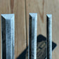 H2361 Vintage set of 6 x E.A. BERG Sweden wooden handled BEVEL CHISELS
