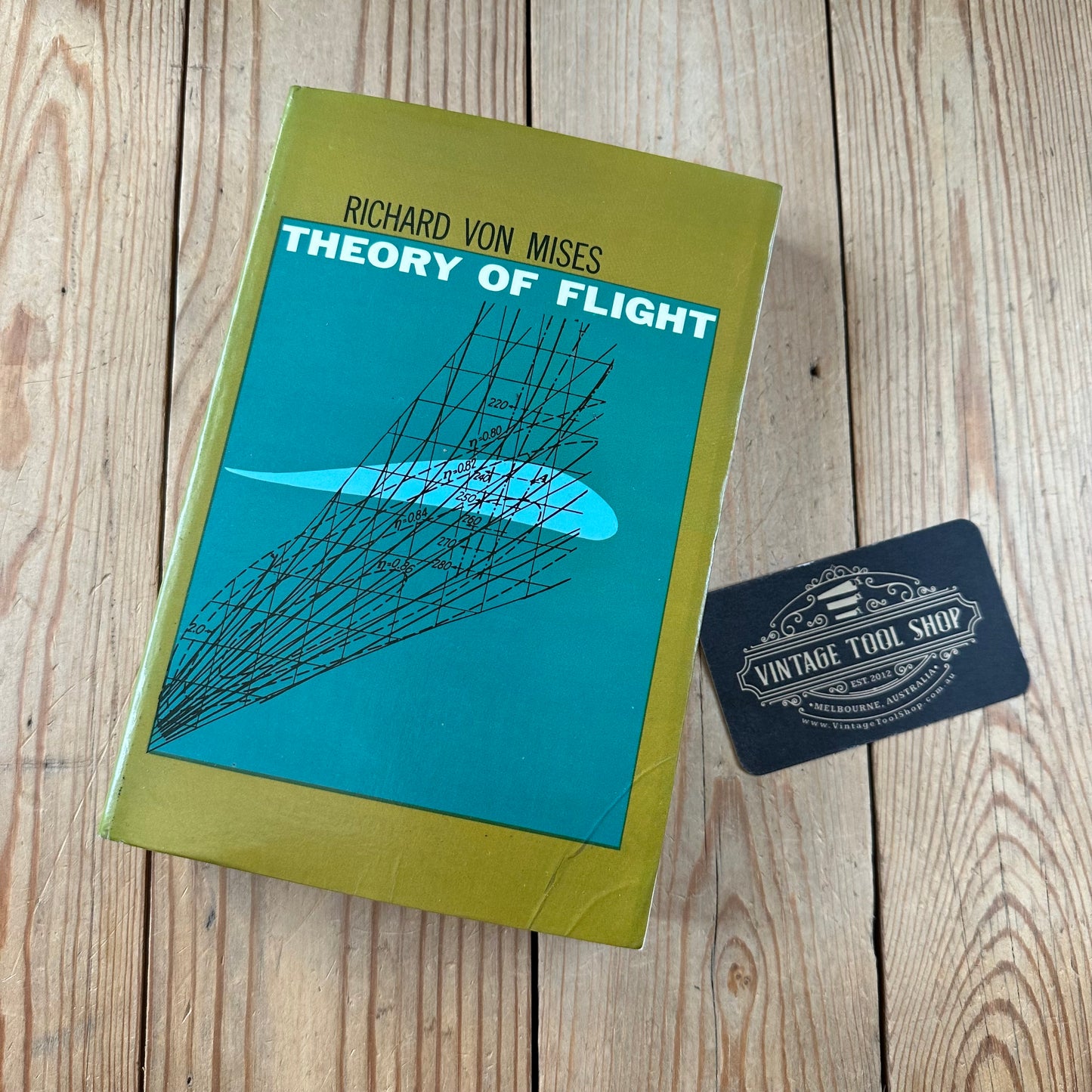 XBN25 Vintage BOOK THEORY OF FLIGHT by R.Von Mises