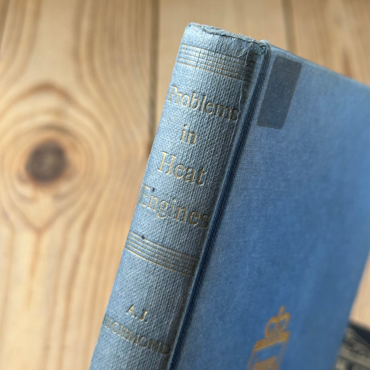 XBN211 Vintage BOOK PROBLEMS in HEAT ENGINES by A.J.Richmond ex RMIT Central Library