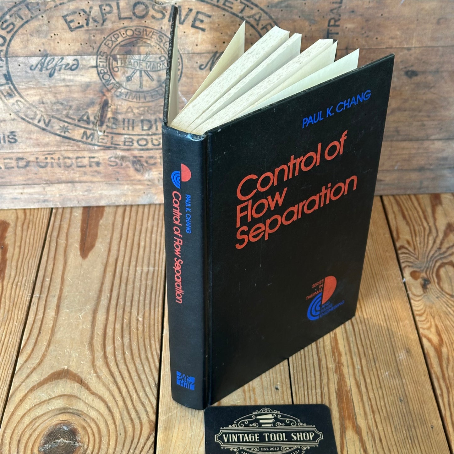 XBN61 Vintage 1976 Control of Flow Separation BOOK by P.K.Chang