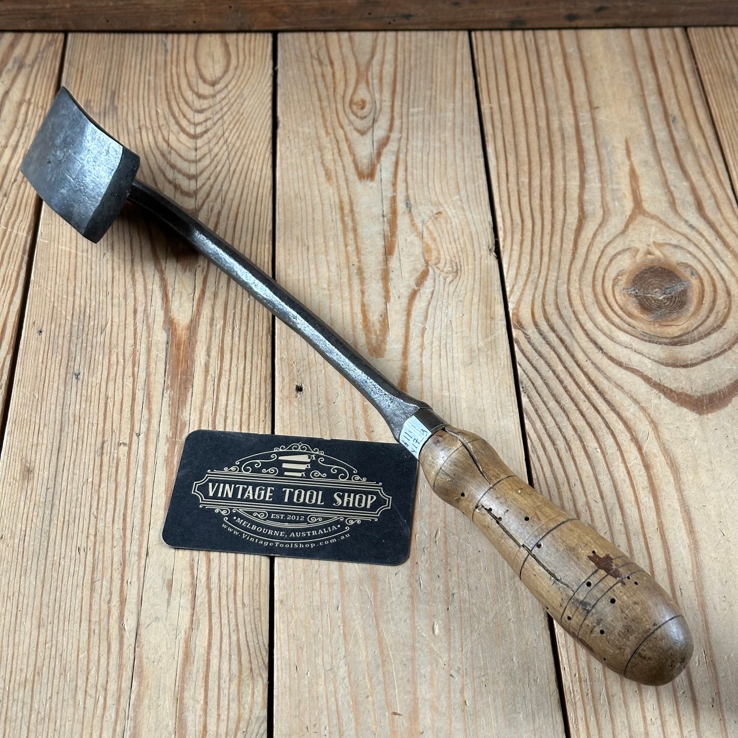 SOLD. Y1729 Antique FRENCH Coopers CURVED barrel SCRAPER chair makers tool