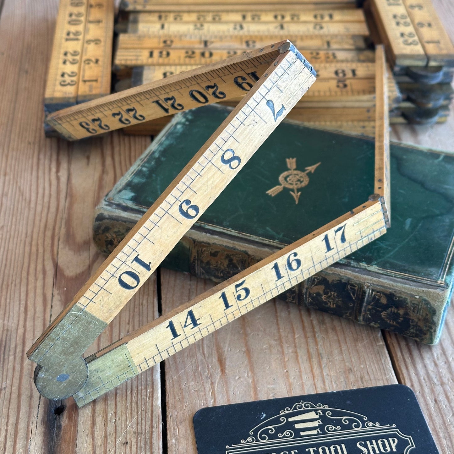 D1995 NEW! 1 x Vintage unused SMALLWOOD England No.454 BOXWOOD Imperial 24” RULER