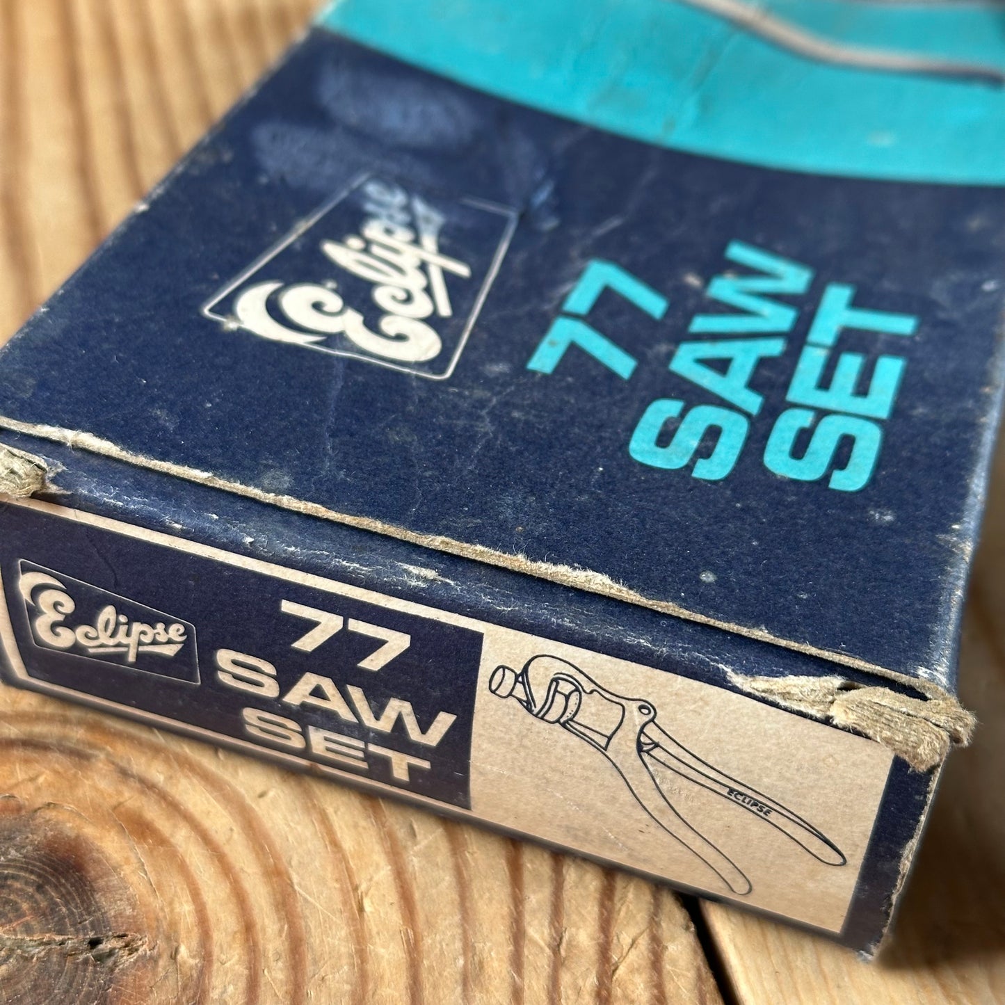 N1830 TIDY! Vintage ECLIPSE England No.77 SAW SET IOB
