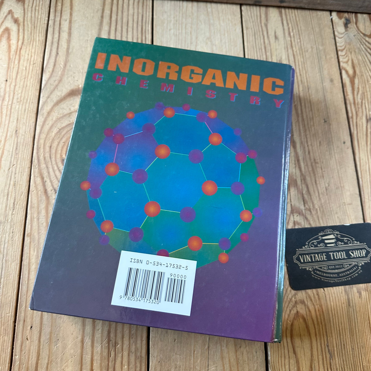 XBN199 Vintage BOOK INORGANIC CHEMISTRY by J.R.Bowser