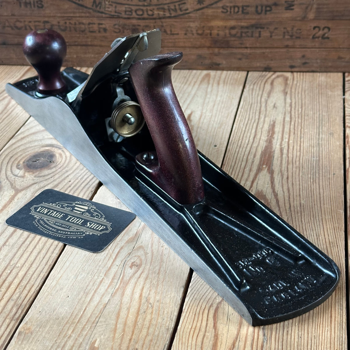 N1819 BEEFY! Vintage STANLEY England No.6 PLANE