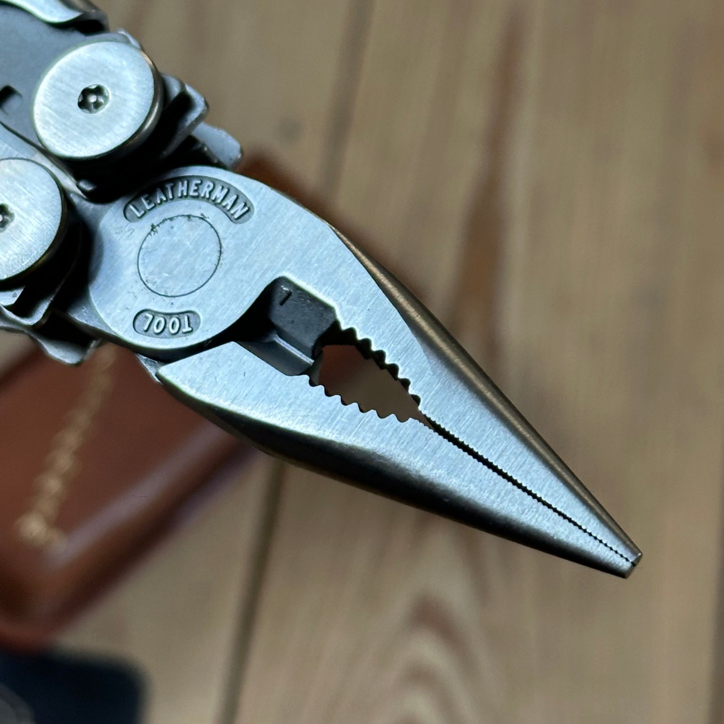 K45 Vintage LEATHERMAN USA WAVE Multi Tool in its Original leather sheath