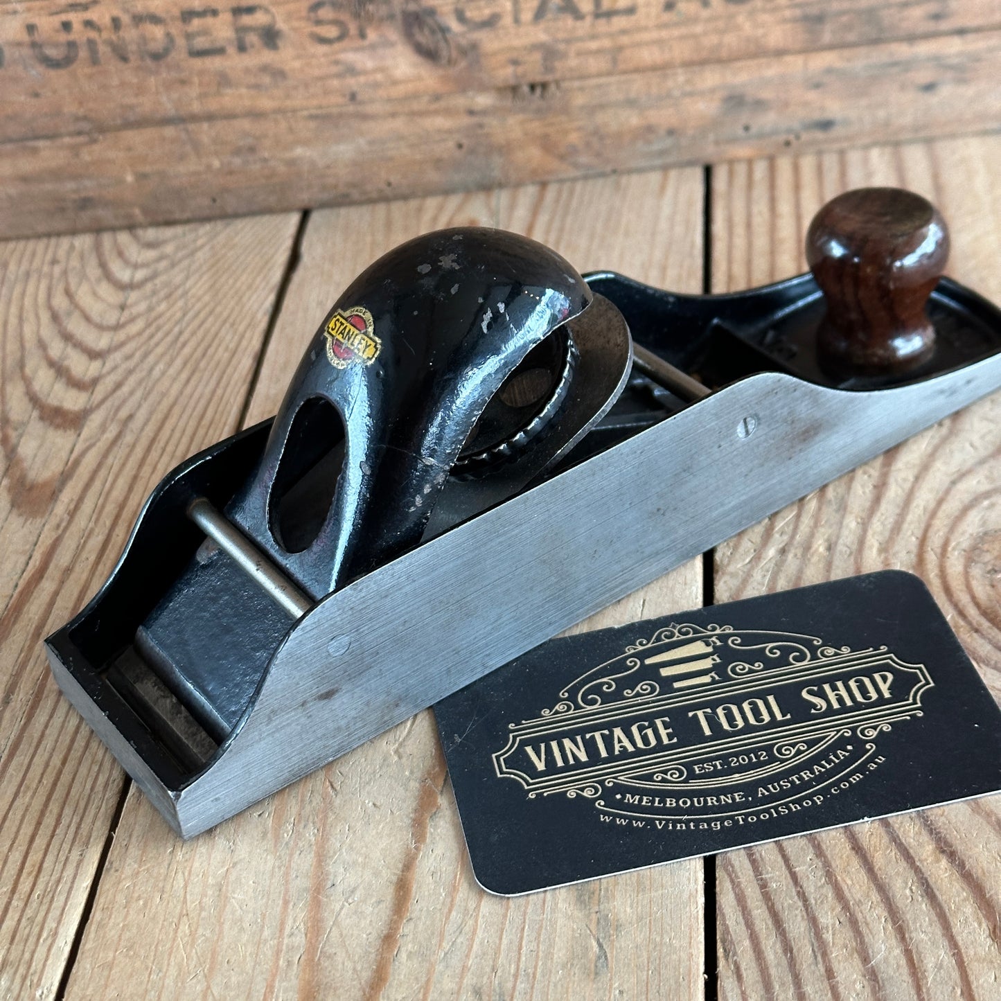 N1127 Vintage STANLEY No.130 double ended BLOCK PLANE IOB