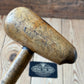 H2452 Vintage LIGNUM Lead BOSSING MALLET plumbers mallet