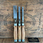 N463 Vintage set of 3 x TITAN Australia No:101 Registered Firmer CHISELS