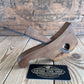 Y1548 Vintage French Coach MAKERS convex base PLANE chair making tool
