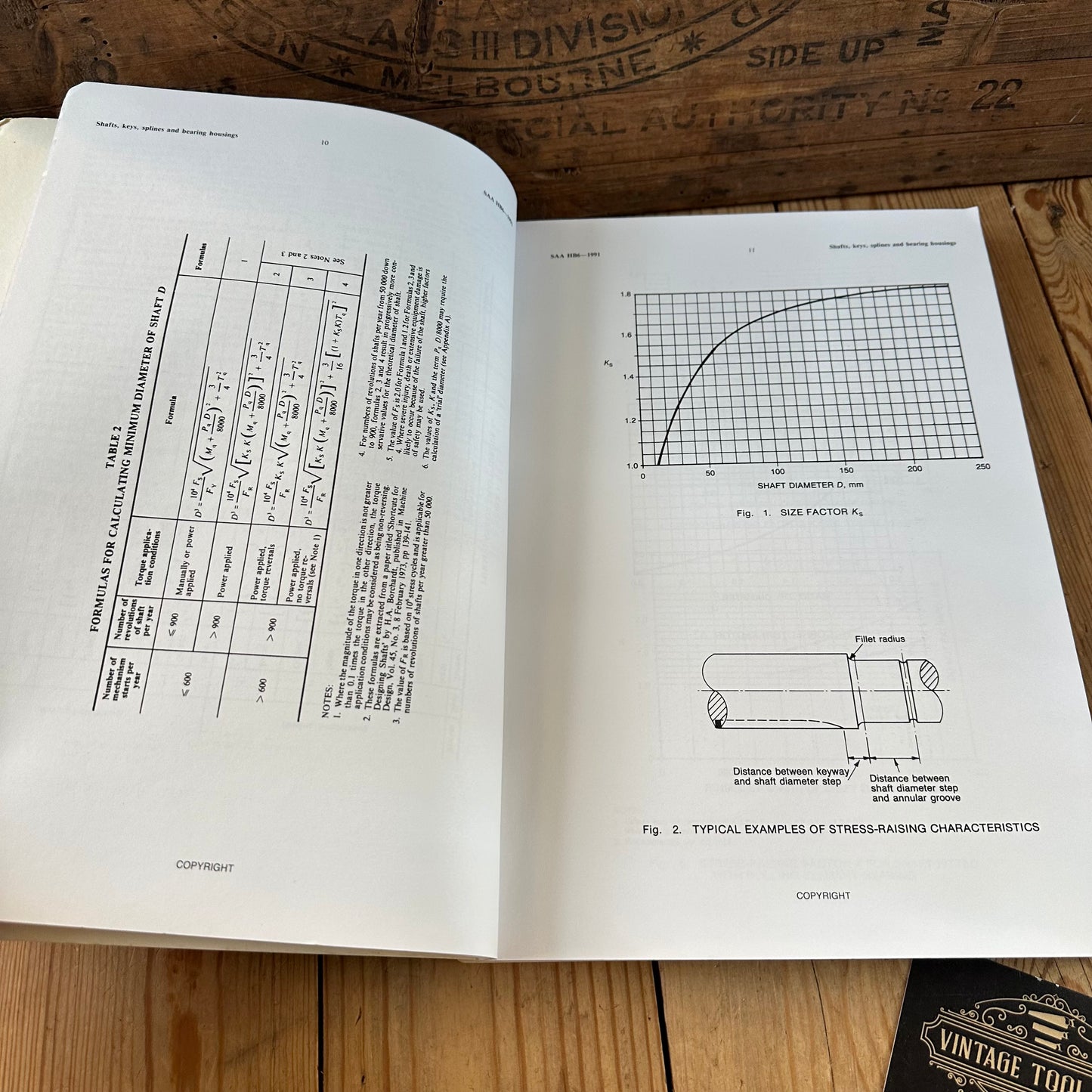 XBN140 Vintage 1991 BOOK Design Standards for MECHANICAL ENGINEERING STUDENTS by STANDARDS AUSTRALIA 3rd editiom