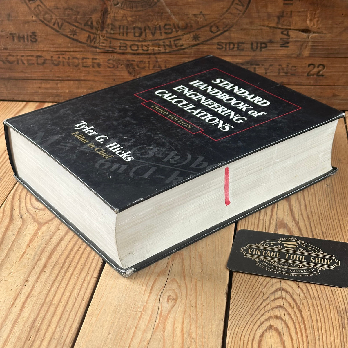 N2052 HANDY! Vintage BOOK STANDARD HANDBOOK of ENGINEERING CALCULATIONS 3rd edition by T.G.Hicks