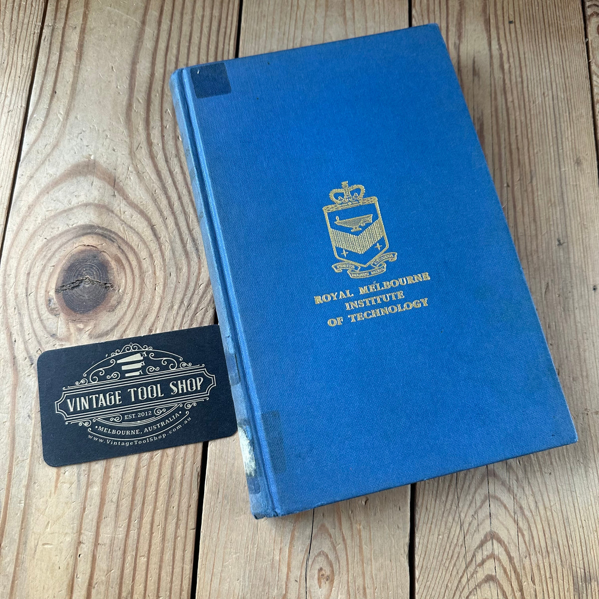 XBN211 Vintage BOOK PROBLEMS in HEAT ENGINES by A.J.Richmond ex RMIT Central Library
