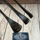 N1750 Vintage set of 3 x English made SPOON GOUGES Carving chisels