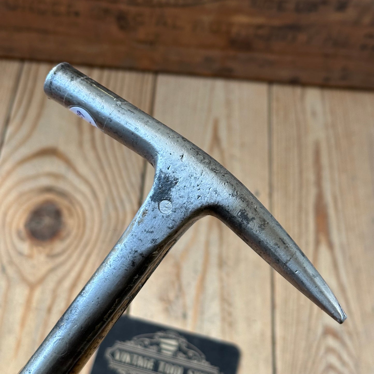 D2129 Vintage UPHOLSTERERS or SADDLERS HAMMER with a strapped head