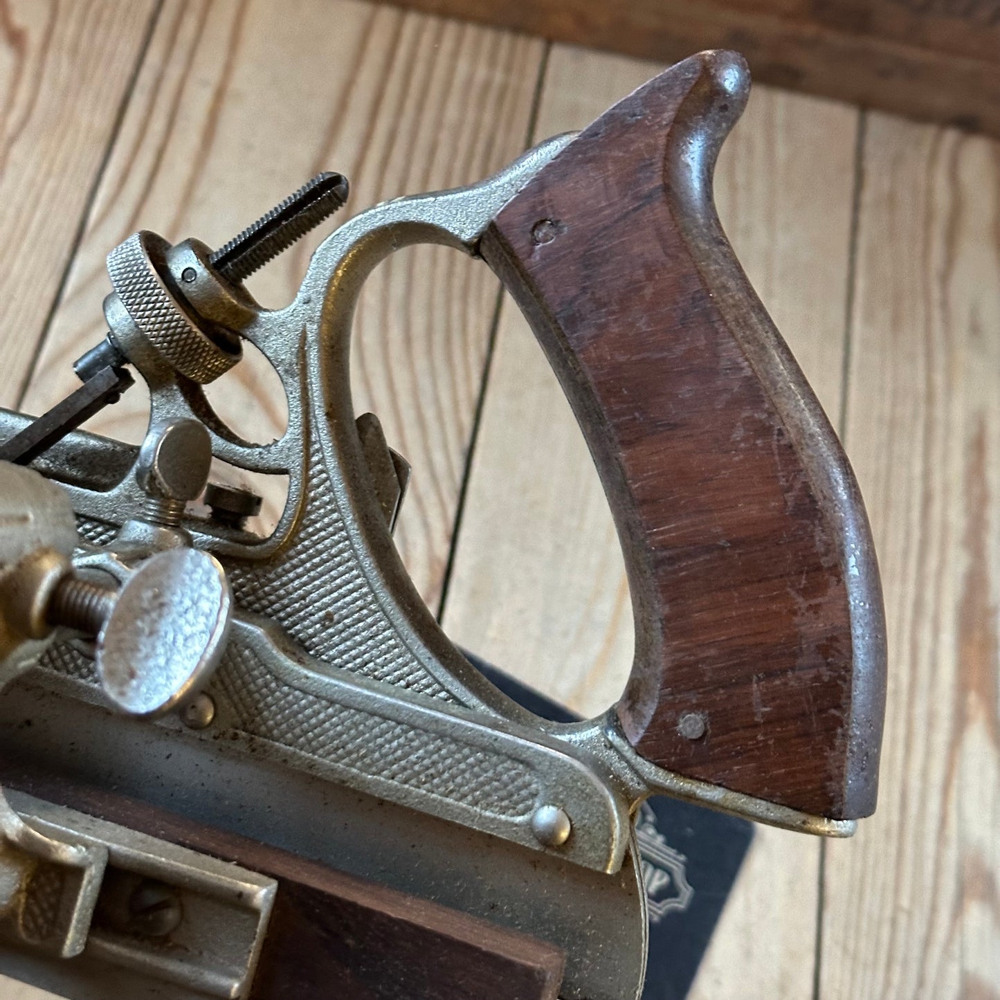 H2491 Vintage STANLEY USA Sweetheart era No.45 Combination PLANE with cutters