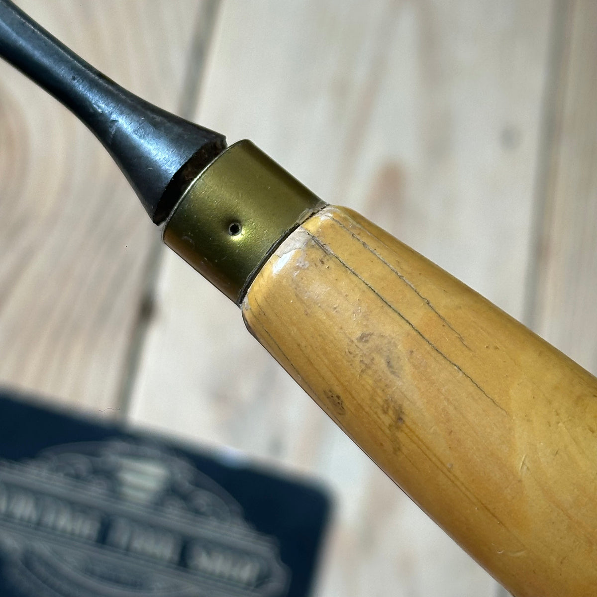 H2582 Vintage set of 6 MARPLES England Boxwood Handled Carving CHISELS including Skew & V-gouge