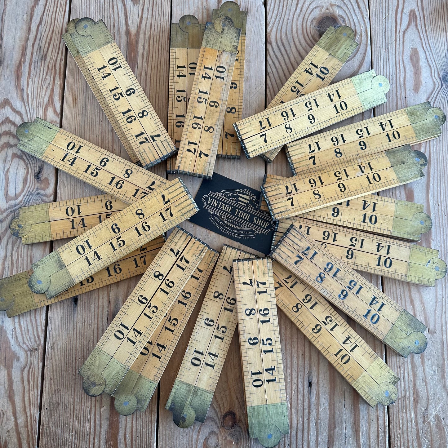 D1995 NEW! 1 x Vintage unused SMALLWOOD England No.454 BOXWOOD Imperial 24” RULER