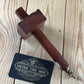 H2508 Vintage MARPLES Sheffield Mahogany & BRASS Mortise marking GAUGE