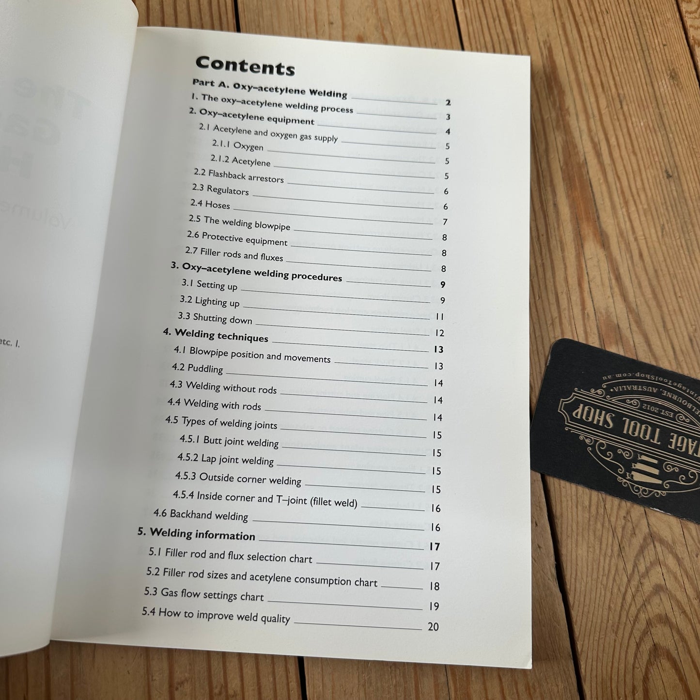 XBN100 Vintage 1992 BOOK The Australian GAS WELDER'S Handbook Volume 1 by CIG