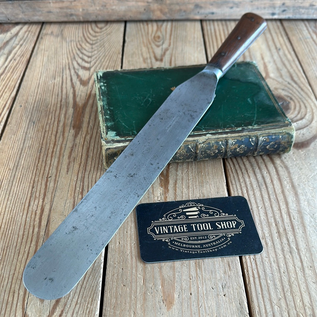 XPS2-2 Vintage STANLEY ROGERS England Forged Spring STEEL MIXING SPATULA with Mahogany Handle