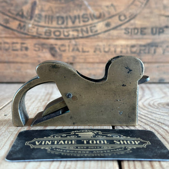 N1133 Vintage UNUSUAL BRASS Bullnose PLANE