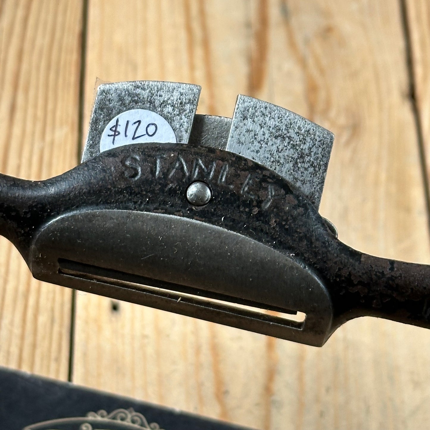 D2049 Vintage STANLEY England No:63 convex SPOKESHAVE Spoke shave