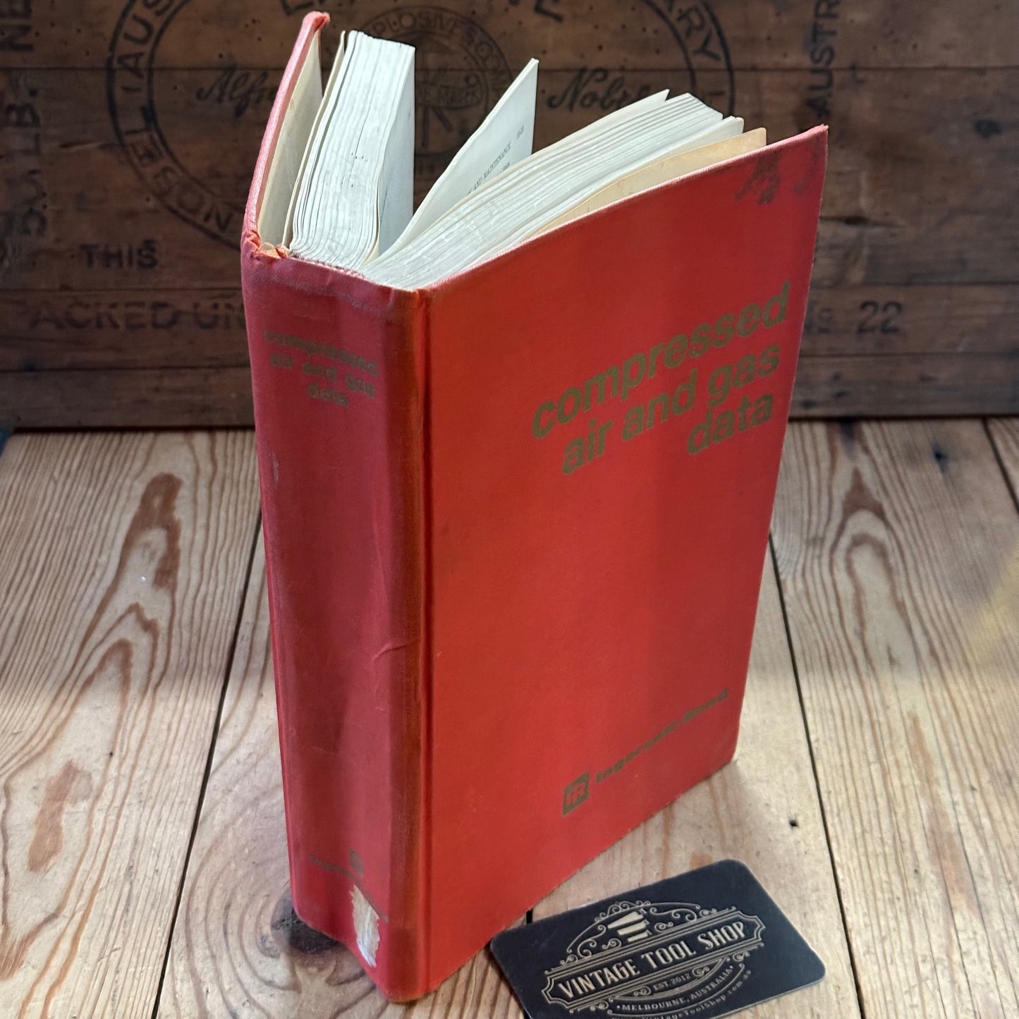 XBN68 Vintage BOOK COMPRESSED AIR and GAS Data by C.W.Gibbs
