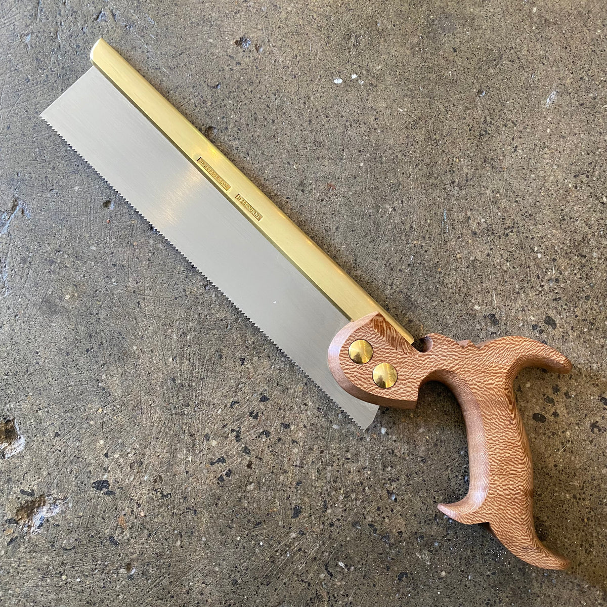 VHS14 HERITAGE SAWS Custom 10” CARLTON model 14ppi DOVETAIL SAW with LONDON PLANE Handle
