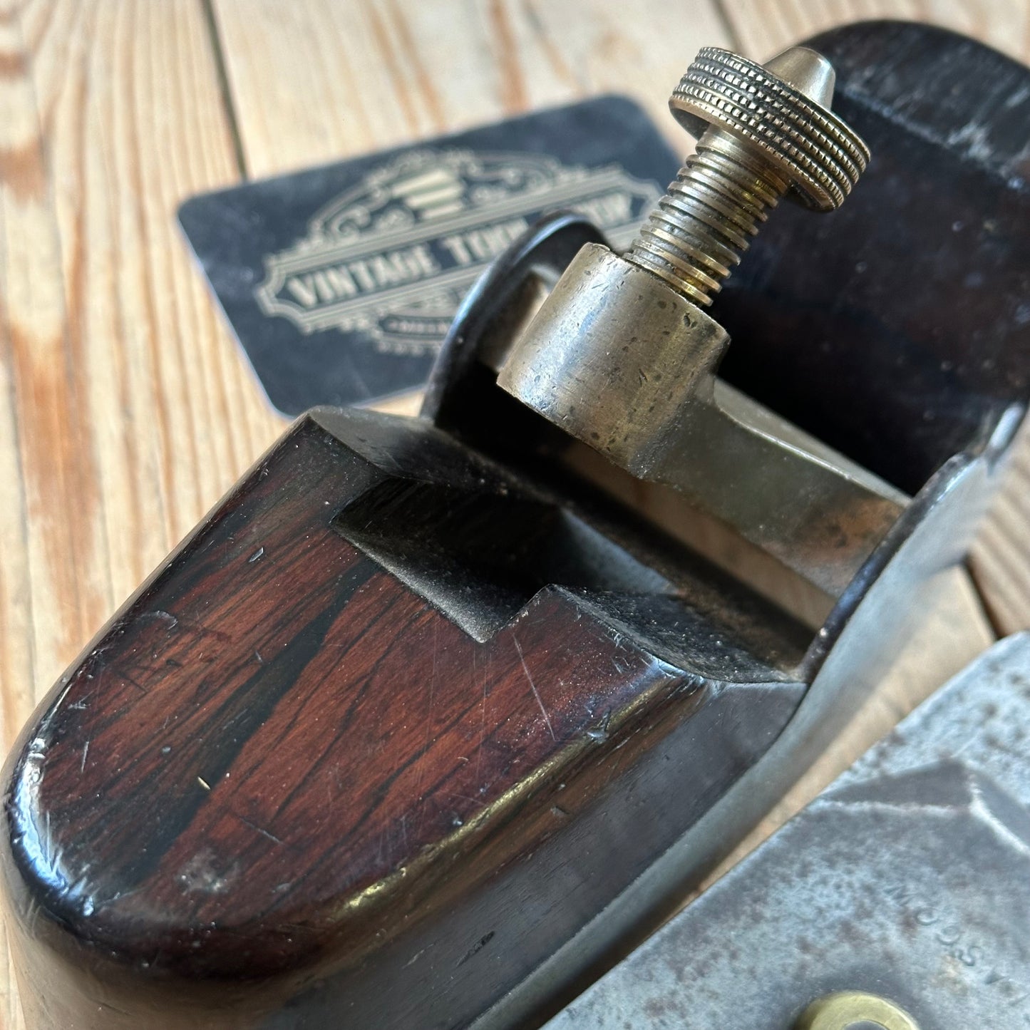 N1038 Antique MATHIESON Scotland No:842 SMOOTHING plane Rosewood