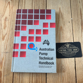 XBN192 Vintage 1997 BOOK AUSTRALIAN PUMP TECHNICAL HANDBOOK by the APMA