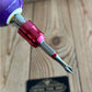 TR156 Repurposed Purple No.12 POOL BALL HEX TIP DRIVER by Tony Ralph