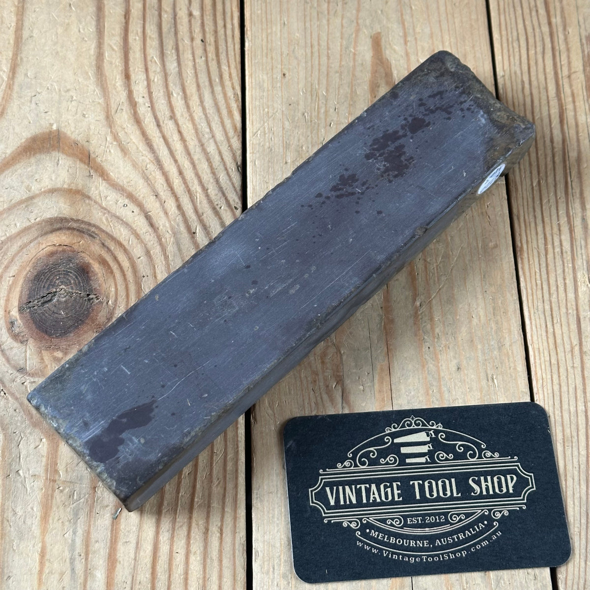 A403 SMOOTH! Vintage LA LUNE FRENCH natural sharpening water STONE