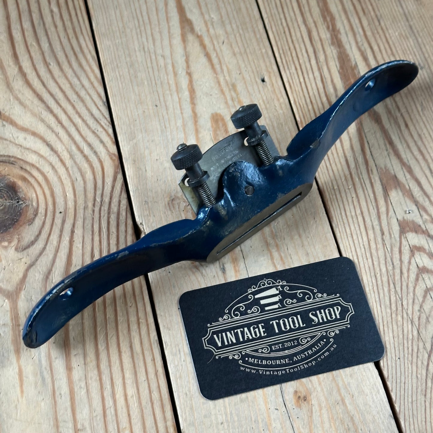 H2494 Vintage RECORD England No.151 adjustable flat base SPOKESHAVE spoke shave