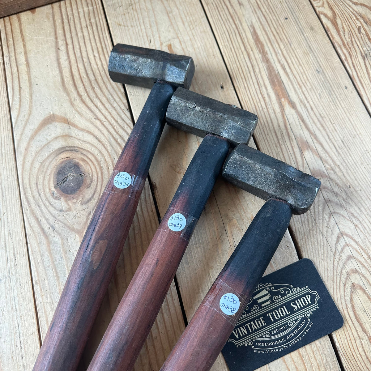 JMB Blacksmith made LARGE HAND FORGED 1045 steel DOG HEAD HAMMERS. Made by Jacob Marcus BONESAW