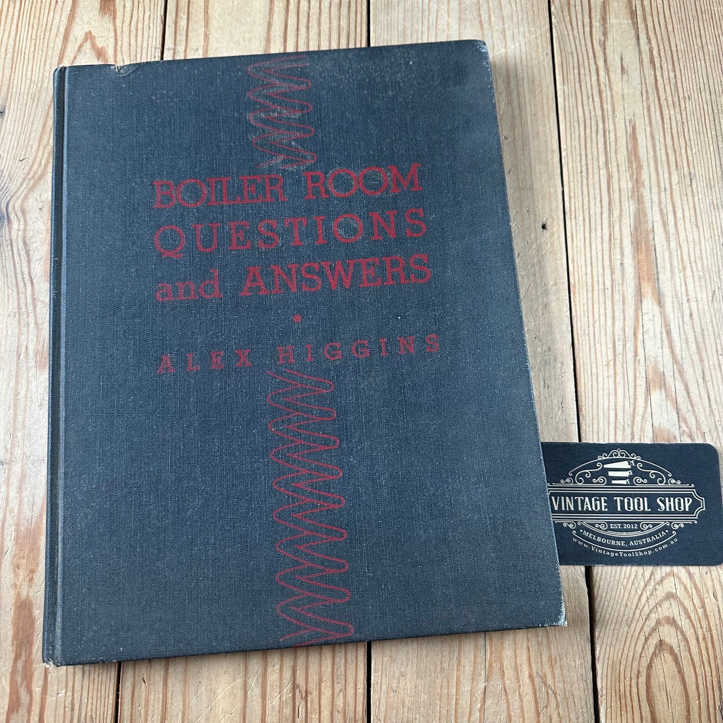 XBN58 Vintage 1945 BOOK BOILER ROOM QUESTIONS and ANSWERS by A.Higgins