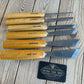 N1962 Contemporary PFEIL SWISS Switzerland 6 x SKEW carving CHISELS