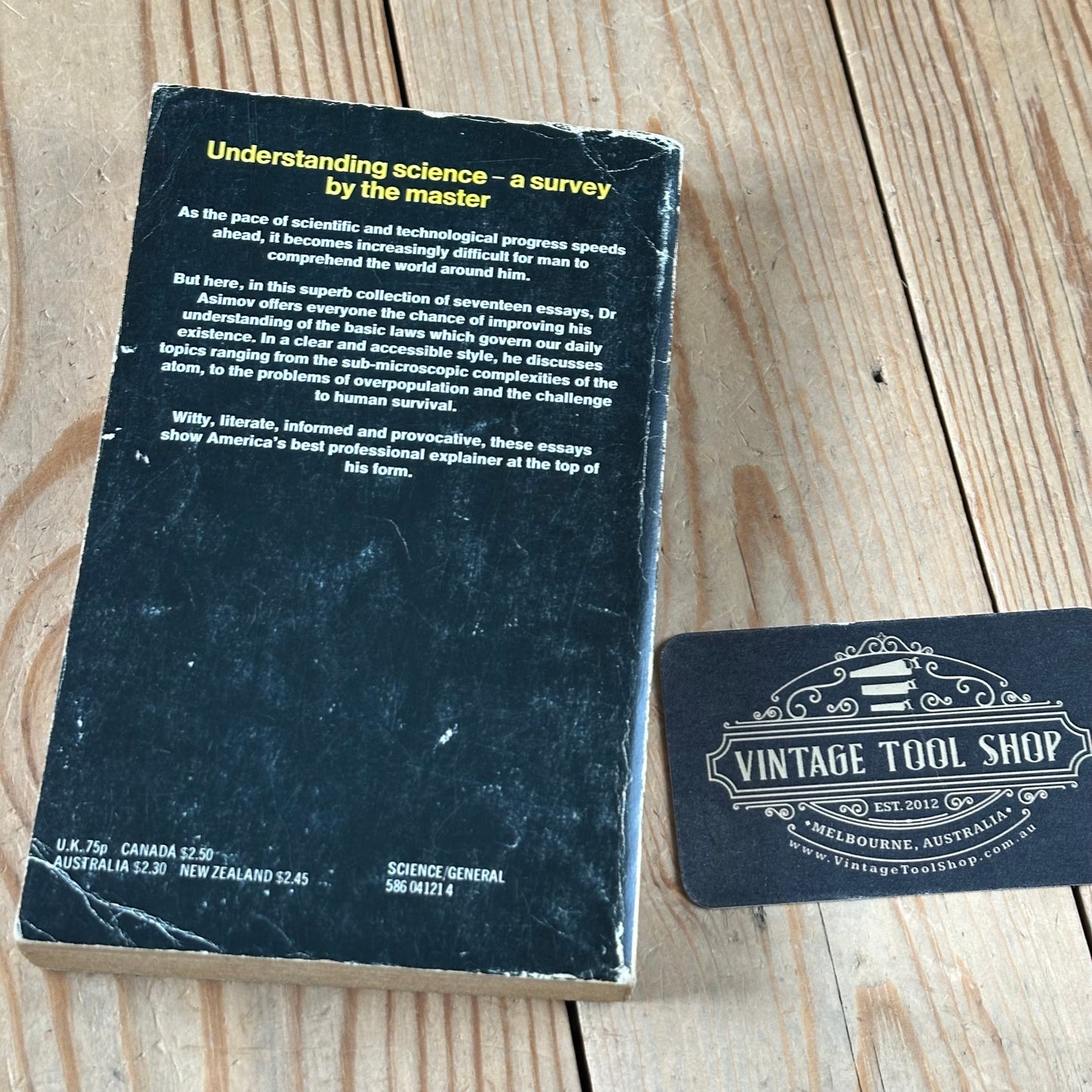 XBN89 Vintage BOOK The LEFT HAND of the ELECTRON by I. Asimov