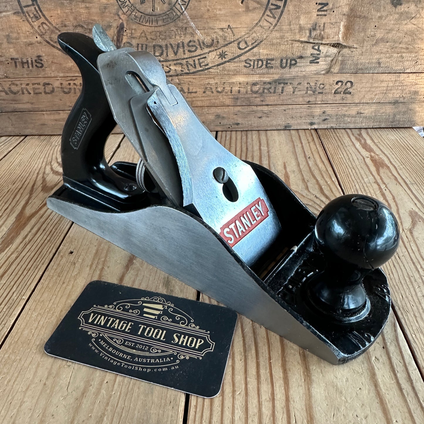 H1179 Vintage STANLEY England No.4 1/2 PLANE