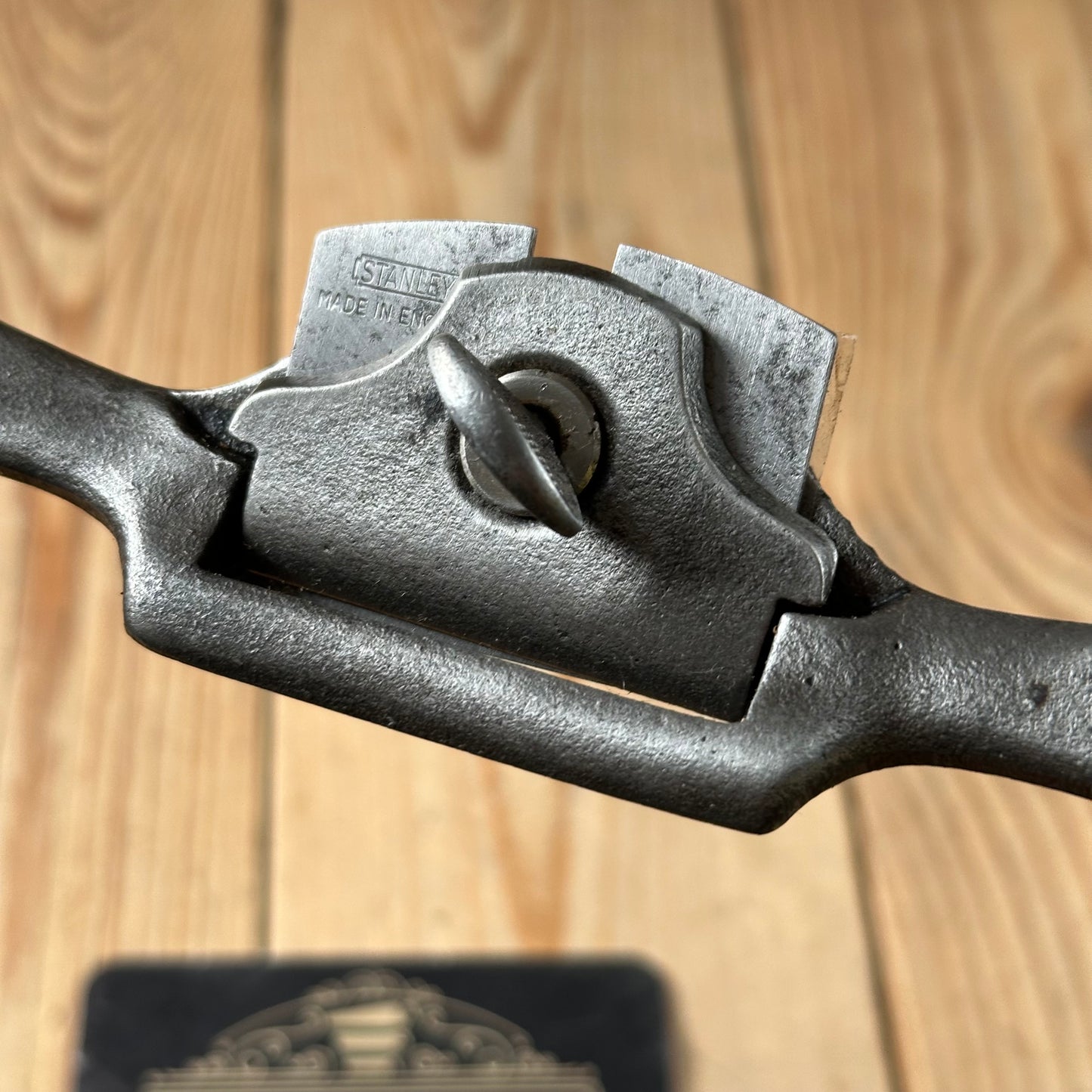 D2042 Vintage STANLEY England Flat Base No:64 SPOKESHAVE Spoke Shave