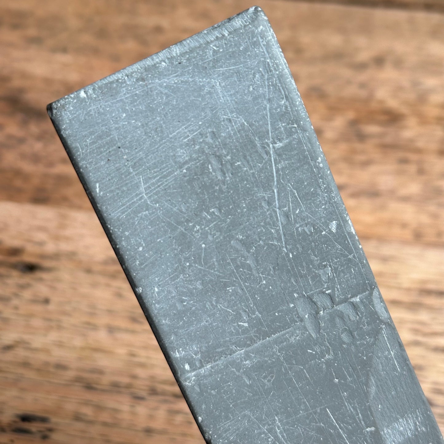 A385 Vintage rare 8” GREEN German THURINGIAN slate Razor HONE sharpening stone waterstone