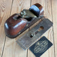 N1156 Antique HEAVY CAST INFILL SMOOTHING plane TAS BLACKWOOD STUFFED