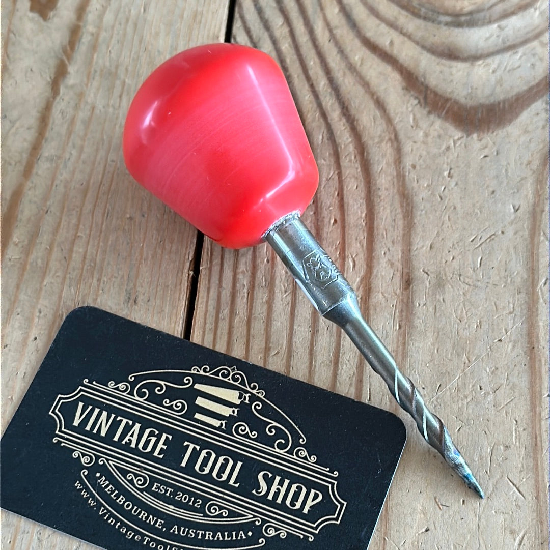 TR130 Repurposed Red POOL BALL awl by Tony Ralph